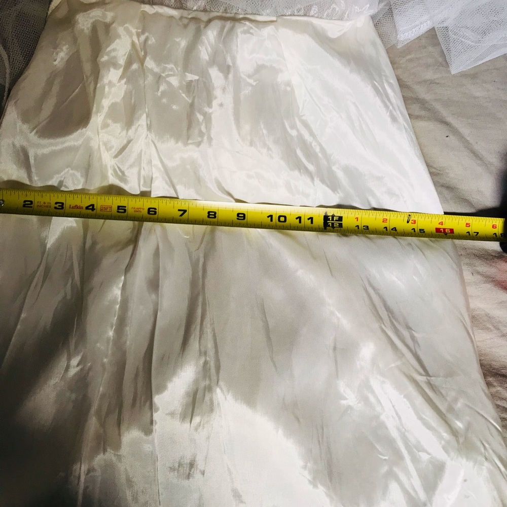 Vintage Roberta Sheer White Maxi Skirt Size 5/6 - Picture 8 of 13